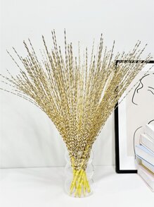 1 件人造闪光植物树枝剪枝，可爱人造花圣诞树装饰饰品，适用于客厅和卧室花瓶插花、婚礼、派对、家居装饰、书桌装饰。圣诞节用品、家居装饰、餐桌装饰、圣诞装饰