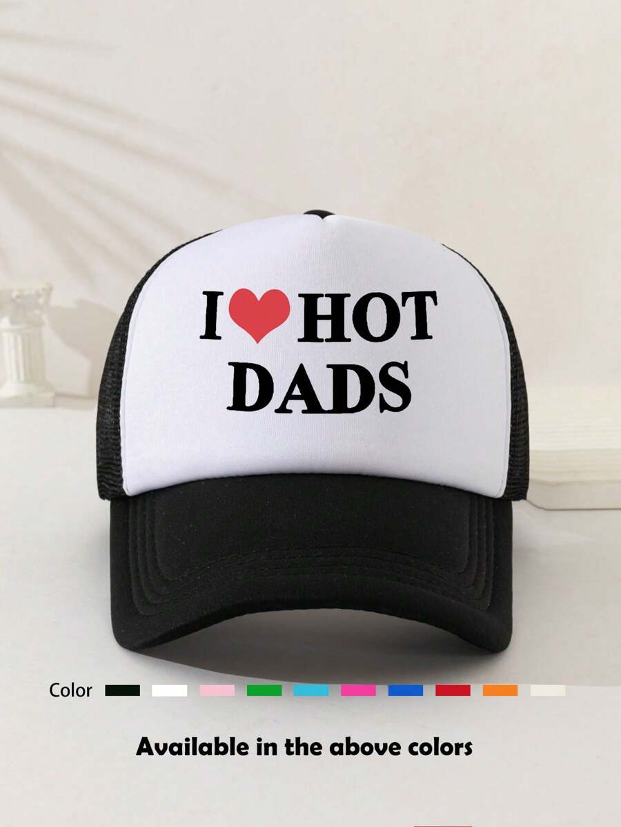 1 件印花装饰趣味网眼 Snapback 卡车司机帽，适合日常使用、户外旅行、徒步旅行、海滩 - 适合男士万圣节情人节