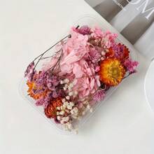 Decoration Eternal Flower Box, DIY Craft Floral Material, Photo Frame, Fan, Floret, Epoxy Resin Floral Supplies, Universal Floral Crafting Items Gifts Birthday Graduation