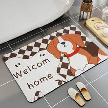 Animated Bathroom Mat Quick Drying Water Absorbent Non-Slip - 熊熊太陽050037 - 查看 6