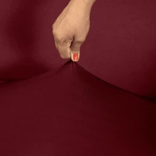 Elastex Coladinha 3 And 2 Seater Sofa Cover - Various Colors - Burgundy - View 3