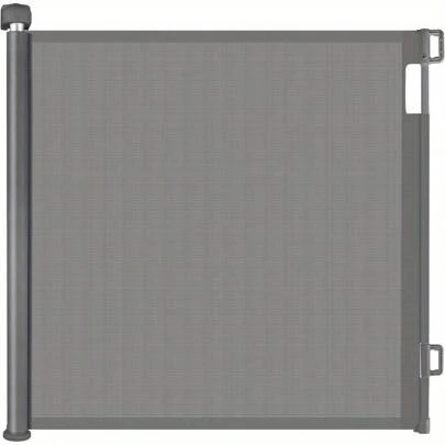 Retractable Safety Gate For Babies And Pets, Mesh Baby Gate Or Mesh Dog Gate, Extends Up To 55" Wide, 33" Tall One Handed Operation, Baby Gate For Stairs/Doorways/Hallways/Outdoor