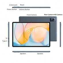 N-One NPad Y1 Android 14 Tablet / CPU RK3562 2.0Ghz /8GB(4+4)RAM+64GB Rom/ 10.1" 1280*800 Screen / 5G WIFI/ 5000mah / Type-C / 2MP+5MP Camera/ With Free Leather Case, Keyboard, Type-C Cable (No Adapter)