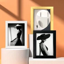 1 件或 5 件多种尺寸和颜色可供选择，优雅高端相框（附带随机相纸），画廊风格适合壁挂或桌面展示，可用于装饰风景或肖像，也适合作为节日礼物 - 彩色 - 查看 2