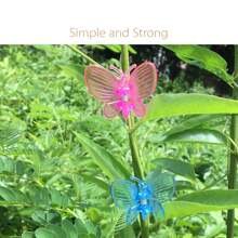 3/6/8/10pcs Butterfly Orchid Clips, Garden Plant Clips, Support Clips Vine Clips Plant Clips For Support Flower Orchid Vine(Random Color)