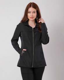 JAQUETA CORTA VENTO COM CAPUZ LEA