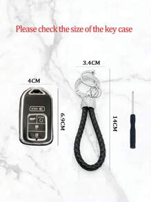 TPU Car Remote Key Fob Cover Protector Case Fit For Accord, Civic, CRV, Pilot, Ridgeline, Odyssey, Passport Keyless Entry Remote Control - one-size - View 11