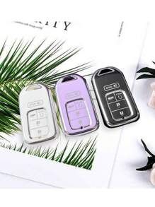 TPU Car Remote Key Fob Cover Protector Case Fit For Accord, Civic, CRV, Pilot, Ridgeline, Odyssey, Passport Keyless Entry Remote Control - one-size - View 10