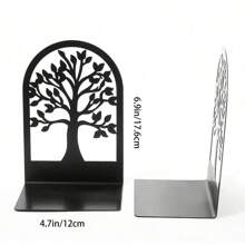 2 chiếc Giá sách kim loại hình cuốn sách - màu đen - Xem 14