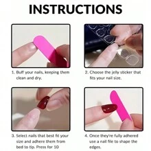 Paquete de Uñas Postizas "Press On" (12 uñas postizas) - 6 Modelos Diferentes - Disponible en sets de 6 y 12 paquetes. - Multicolor - Ver 4