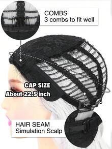 Lange gewellte synthetische Perücke 66 cm Farbverlauf Silber-Grau Perücken für Frauen mit Mittelscheitel, mit schwarzen Wurzeln, natürlich aussehend, hitzebeständig für Alltag, Party, Halloween, Cosplay, Weihnachten, Feiern usw.