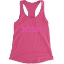 Miami Futbol Racerback Tank Top For Women - Navy Blue - View 5