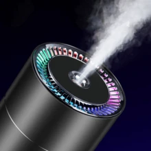 Car Air Humidifier 260ml Car Aroma Diffuser, Essence, Air Purifier, RGB - Nhiều màu - Xem 3