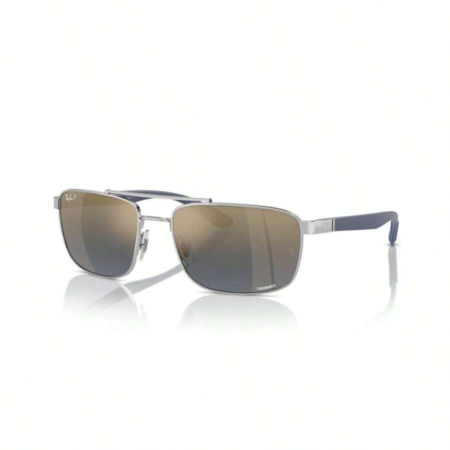 Ray-Ban | Unisex Polarized Sunglasses, Rb3737 Chromance Rb3737Ch |  | Women Sunglasses - Silver - View 1