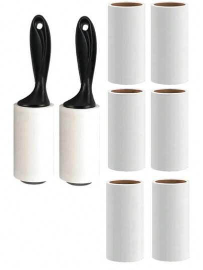 حزمة بديلة من رولات إزالة الوبر 1/5/10، 600 ورقة/ 10 قطع، لإزالة شعر الحيوانات الأليفة والفرو والزغب من الأثاث والكنب والسيارات