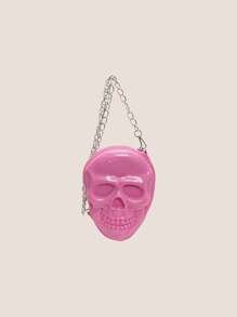 BAILEE Skeleton-Shaped Plastic Casing, Metal Chain Strap, Shoulder Bag. - Multicolor - View 13