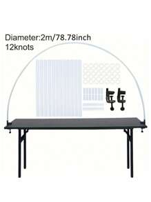 60 件/套直径 2 米多功能气球拱门套件，气球配件非常适合婚礼、生日和节日派对、返校情人节 - 無色 - 查看 6