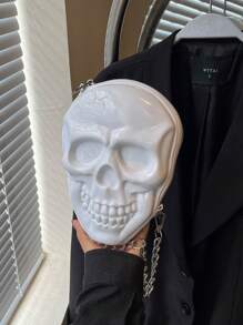 BAILEE Skeleton-Shaped Plastic Casing, Metal Chain Strap, Shoulder Bag. - Multicolor - View 8
