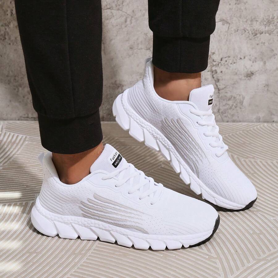 男士休闲运动鞋，时尚百搭舒适轻便软底步行鞋，EVA 软底休闲运动跑步鞋