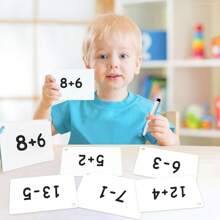 20 Pcs Blank Writing Cards Double Side Reusable Card English Memory Word Graffiti Card DIY Vocabulary Learning Card - White - View 9