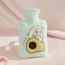 小尺寸可爱毛绒热水袋，装满热水，用于脚、手和腹部加热 - 彩色 - 查看 5