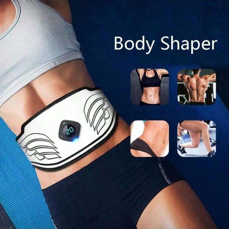 Electronic Abs Toning Training Belt EMS Abdominal Trainer Waist Trimmer