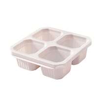 One, Snack Container 4-Bar Meal Preparation Container Reusable, Children And Adults Snack Box Container, Suitable For School, Work, Travel Food Storage Containers - Multicolor - View 8