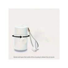 1个便携式无线充气泵，睡垫，游泳圈充气，真空抽气袋，两用户外露营灯，超高亮度，电池寿命11小时，