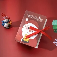 1 pieza, Caja de regalo de caramelos navideños, Cartón reutilizable para galletas DIY, Caja de regalo de caramelos, chocolates y galletas para decoración navideña, Suministros para fiestas navideñas y entrega de regalos, Suministros para pequeños negocios, Caja de embalaje, Caja de caramelos, Caja de embalaje de chocolates, Recuerdos de fiesta - Multicolor - Ver 7
