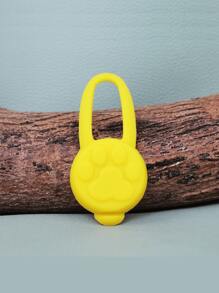 1pc LED Glowing Silicone Anti-Lost Dog Walking Leash Accessory Pendant