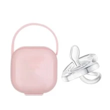 Baby Silicone Pacifier - Pink - View 1