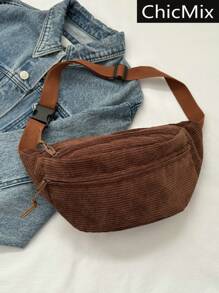 Bolsa de peito casual com bolso lateral e zíper de cor sólida da moda, adequada para compras, carteiras, compras, mulheres jovens, estudantes universitários, recém-chegados, trabalhadores de colarinho branco. Eles são muito adequados para escritórios, universidades, trabalho, negócios, deslocamento, atividades ao ar livre, viagens e passeios