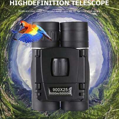 900X25 Hochleistungs-Professionelle BAK4 HD Zoom-Fernglas mit einer Reichweite von 50000m, tragbares Monokular Teleskop / Camping- und Wanderausrüstung