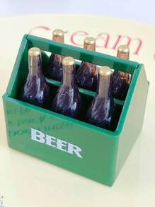 1个，卡通啤酒开瓶器创意磁性冰箱贴3D立体酒盒开瓶器开盖开葡萄酒开瓶器最佳礼物 - 彩色 - 查看 9