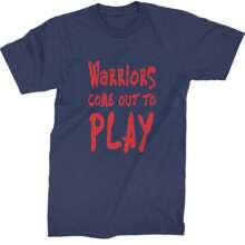 Warriors Come Out To Play  Mens T-Shirt - 紫紅色 - 查看 8