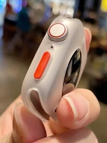 1 Ốp lưng đồng hồ Apple Watch tương thích với Apple Watch 40/41/44/45mm Tương thích với Apple Watch Series S987654Ultra 2/1se, Tương thích với ốp lưng TPU trong suốt của Apple Watch 49mm, Vỏ mềm bằng silicon chống mài mòn và chống rơi, Kết cấu mờ, Vỏ mềm viền cạnh, Viền toàn màn hình. - Trong sáng - Xem 11
