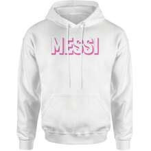 OUTLINE Miami Futbol Adult Hoodie Sweatshirt - White - View 1
