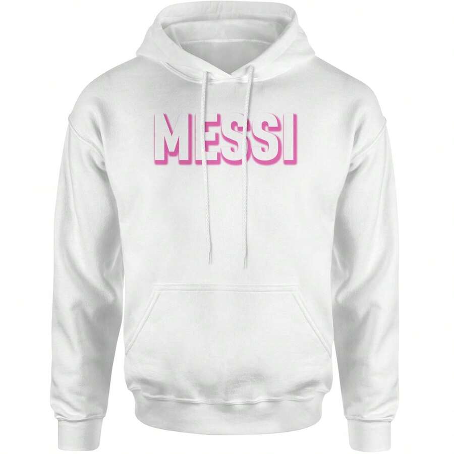 OUTLINE Miami Futbol Adult Hoodie Sweatshirt - White - View 1