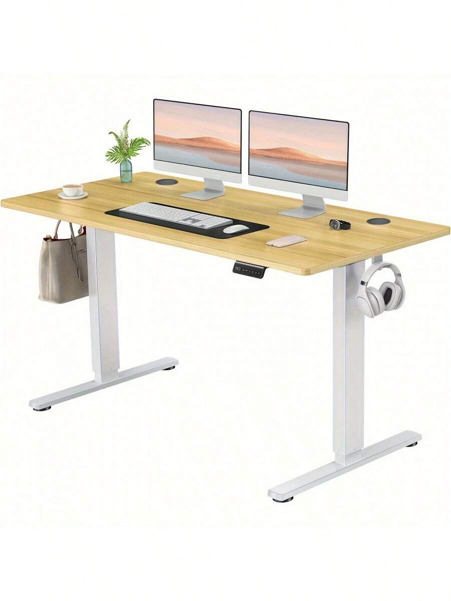63x24 Inches Electric Standing Desk, Ergonomic Rising Desks Adjustable ...