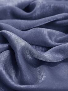 1 pièce Foulard hijab en velours satin pour femme - Multicolore - Voir 7