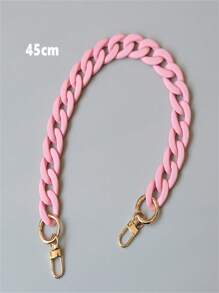 30/45/65cm Fashion Solid Color Acrylic Resin Chain Phone Strap Detachable Acrylic Accessory For Women Bag Decor