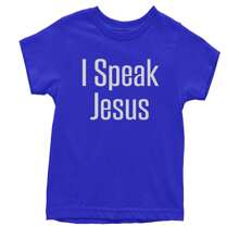 I Speak Jesus Youth T-Shirt - 紅色 - 查看 10