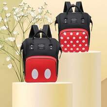 Maternity Backpack Bag Mom Baby Multifunction Modern Fashion Marisa - Hồng - Xem 6