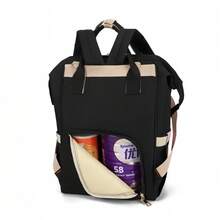 Maternity Backpack Bag Mom Baby Multifunction Modern Fashion Marisa - Hồng - Xem 7