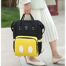 Maternity Backpack Bag Mom Baby Multifunction Modern Fashion Marisa - Hồng - Xem 4