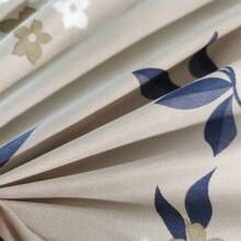 3 件套涤纶哑光印花羽绒被套，3 件套 [羽绒被套 + 2 个枕套。羽绒被和枕套无衬垫] - 小葉花枝 - 查看 7