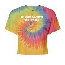 I'm Your Favorite Reference Cropped T-Shirt - Eternity - View 1