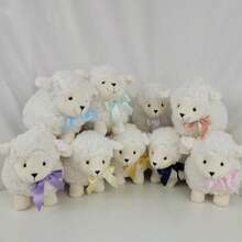 Plush Sheep/Baby Room Decoration/For Boys And Girls - ABEL SHEEP WITH PINK BOW - View 5