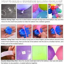 Fiesta Balloons Garland Arch Kit, Rianbow Confetti Balloons In 4 Size 18"12"10"5" Latex Balloons For Birthday Party Carnival Circus Fiesta Wedding Party Decorations - Trending, Best Seller, New Arrival, Party Supplies, Elegant Decor, Party Decoration, Wedding & Birthday - Nhiều màu - Xem 4