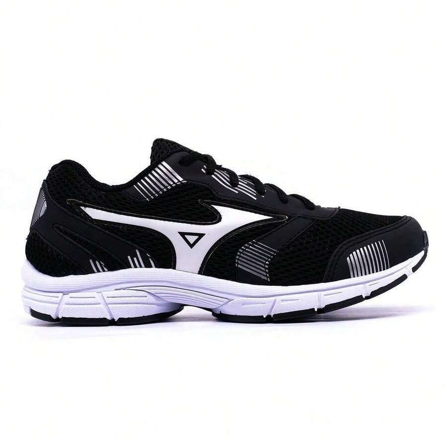 Men's Jet Gym Walking Running Sports Shoes MZ Promotion - 黑銀 - 查看 1